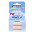 Beadalon ColourCraft Wire, 22 Gauge, Rose Gold Color Silver Plated, 20 yd Spool by Beadalon
