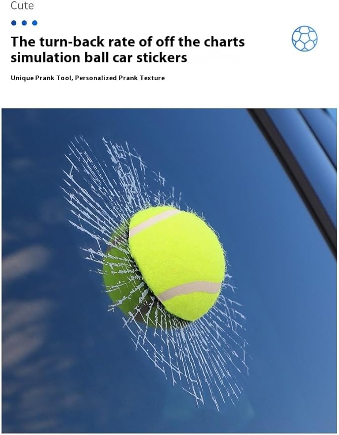 Car 3D elf Ball car Sticker, car Window Funny Creative Decorative Sticker - Image 6