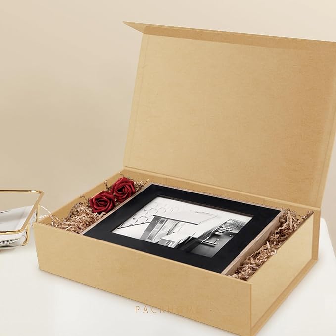 PACKHOME 6 Extra Large Gift Boxes 17.5x11.3x4.3 Inches, Sturdy Shirt Boxes - Image 3