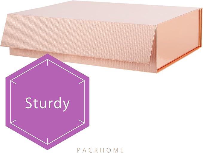 PACKHOME 6 Large Gift Boxes 13.5x10x3.5 Inches, Sturdy Shirt Boxes - Image 6