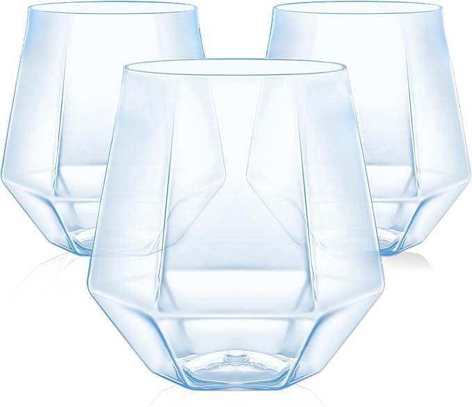 40 Pcak Plastic Stemless Wine cocktail Whiskey Champagne Glasses, 12 Oz by Maaacute