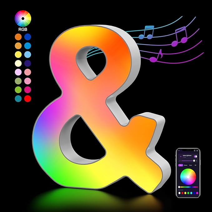OJQ Light Up Letters LED Letter by OJQ