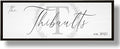 Last Name Signs for Home, Personalized Wall Decor, Monogram Gifts, Framed by YATIE