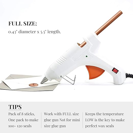 UNIQOOO Mailable Glue Gun Sealing Wax Sticks - Image 6