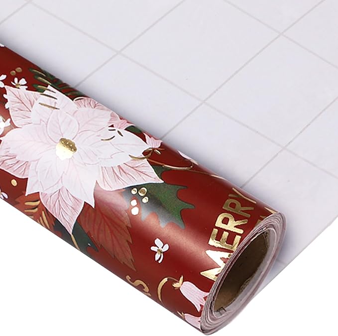 LeZakaa Christmas Wrapping Paper Roll - Image 8