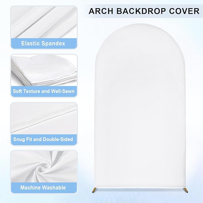 Skypatio 7.2FT Wedding Metal Arch Backdrop Stand - Image 4