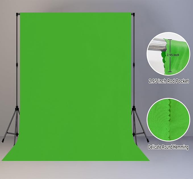 10x20FT Large Green Screen Backdrop Solid Color Photography Background Studio - Image 2