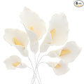 Global Sugar Art Calla Lily Sugar Cake Flowers White by GlobalSugarArt