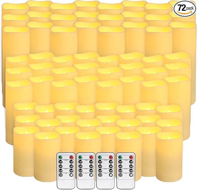 72-Pack LED Flameless Candles by fclayvts