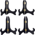 Tatuo 4 Packs Wooden Display Stand Decorative Plate Stands by Tatuo