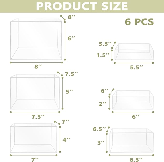 6Pcs Buffet Risers, Food Risers - Image 3