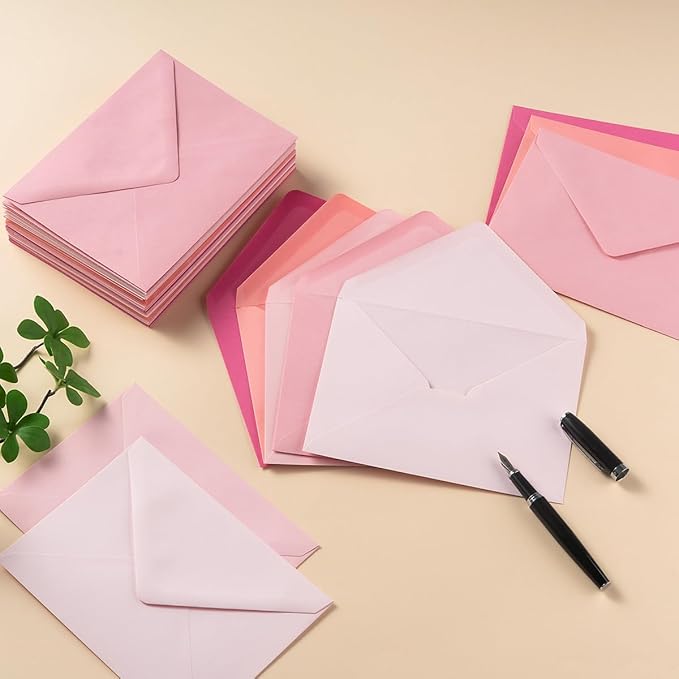 50 Pack Colored A7 Invitation Envelopes 5x7 - Image 6