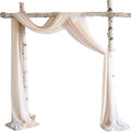 Lookein Chiffon Arch Fabric Drapes by Lookein