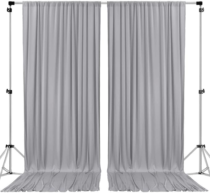 AK TRADING CO. 10 feet x 8 feet IFR Polyester Backdrop Drapes Curtains Panels by Fabrics%7CEventDecor%7CCrafts%7CUpholsteryFoam