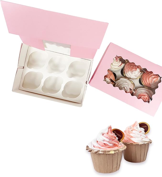 Bakepacker Auto-pop up 6 Cupcake Boxes - Image 3