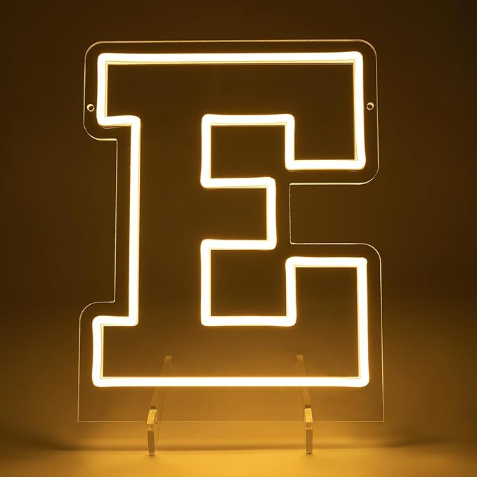 Light Up Letters E, Led Marquee Letter Lights Neon Sign, 13.9" Height - Image 5