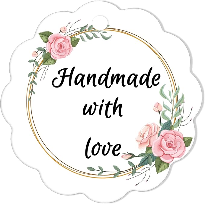 Custom Tags for Handmade Items, Personalized Tags for Favors, Customized Hang - Image 4