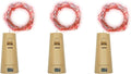 Wine Bottle Lights with Cork, Battery Operated 20 LED Cork Shape Silver Wire by LoveNite
