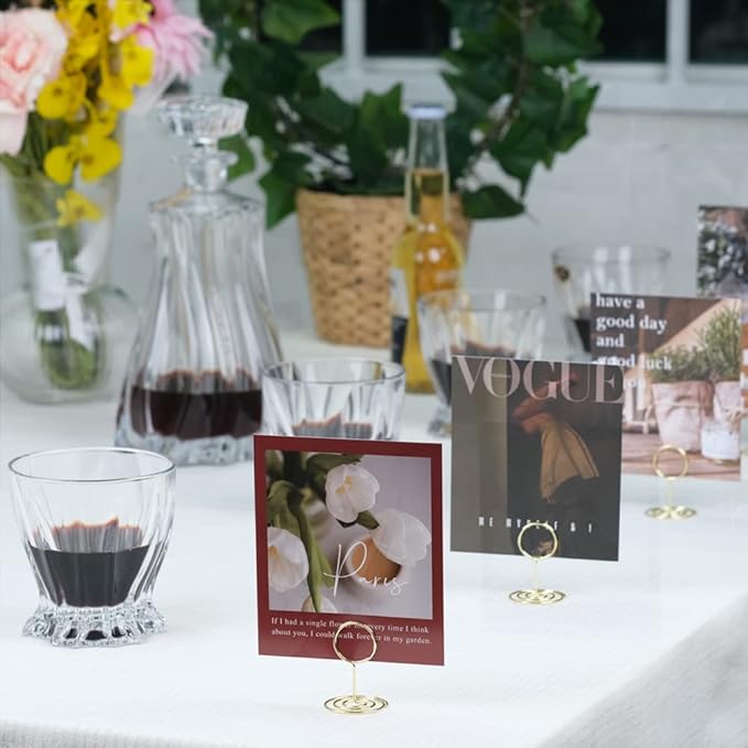 20pcs Mini Place Card Holders, Cute Table Number Holders, Small Size Table Card - Image 8