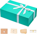 LIFELUM Green Blue Gift Box 13.85 x 8.35 x 4.45 inch, 1 Pack Big Gift Box by LIFELUM