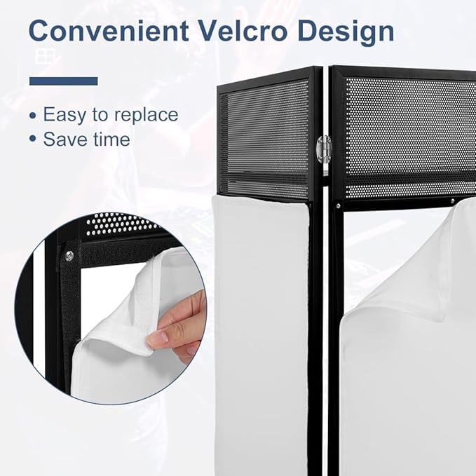 LUCKUP Portable DJ Booth 41"L x 20"W DJ Facade - Image 4