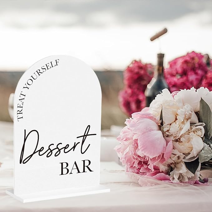 2Pcs Dessert Bar Sign Cards and Gifts Signs - Image 4