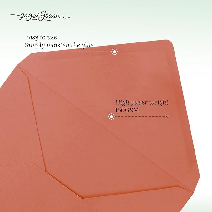 50 Pack 5x7 Envelopes Letter Size, Envelope 5.4x7.6 - Image 7