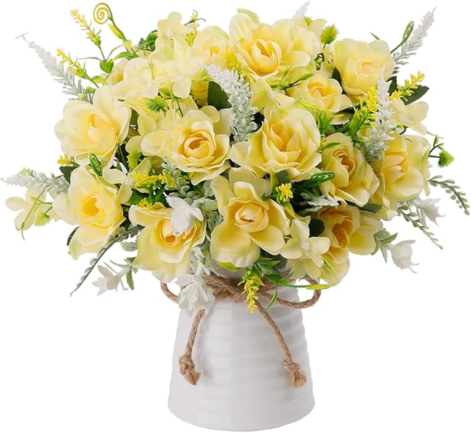 LESING Artificial Flowers with Vase by LESING