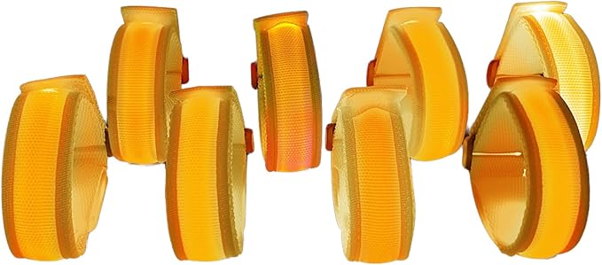 8 Pack LED Bracelets Light Up Wristbands, Glow Flashing Wristbands Glow in The by SZJMAO