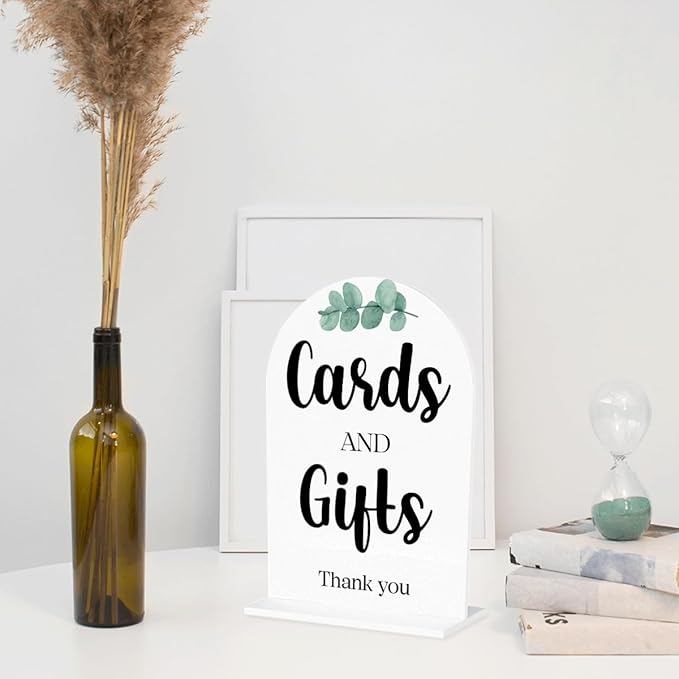 Cards and Gifts Sign for Wedding, Wedding Engagement Bridal Shower Baby Shower - Image 3