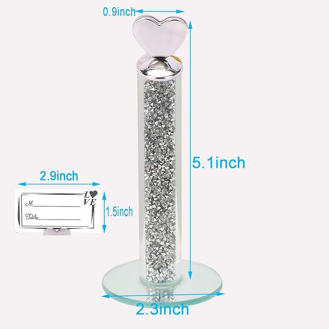 TACIDON 10Pcs Heart Table Number Holders - Image 4