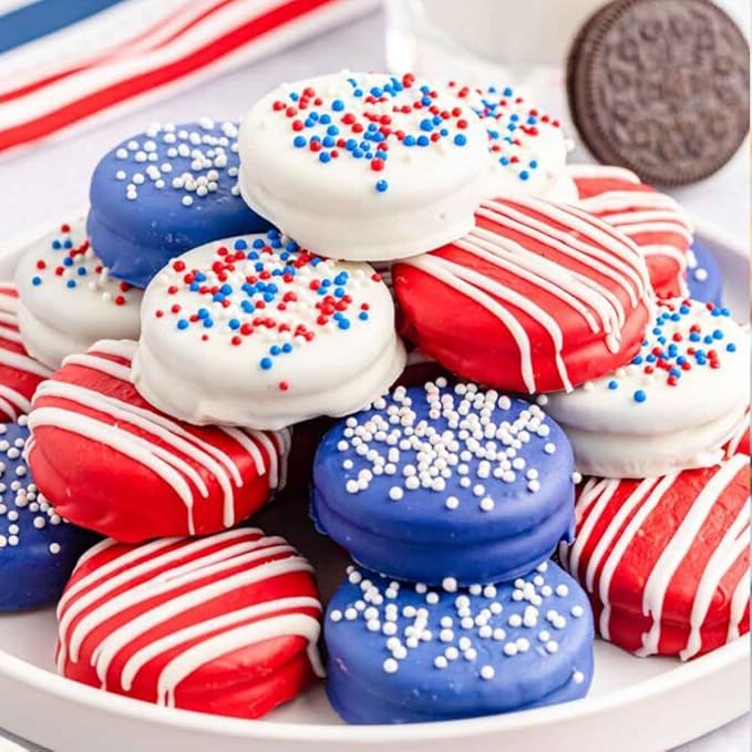 Red White & Blue Sprinkles for Baking - Image 7