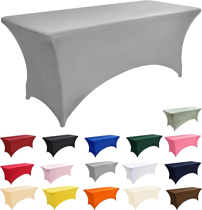112 2-Pack 6ft Spandex Table Covers - Image 3
