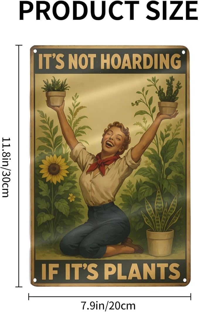 Vintage Metal Garden Sign - Image 2