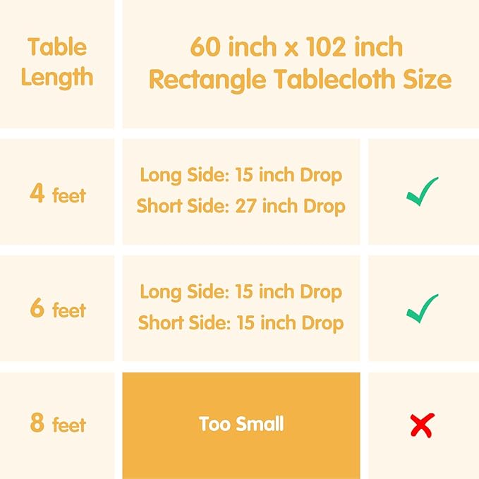 BRILLMAX 10 Pack Ivory Tablecloths - Image 6