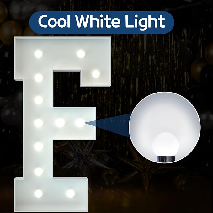 Marquee Letters 4 Feet Tall Large Light Up Letters Baby Shower Decorations - Image 2