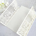 MillaSaw Glitter Ivory Invitation Card by MillaSaw