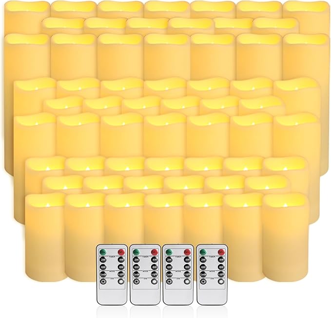 60-Pack LED Flameless Candles - Image 2