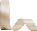 LaRibbons Nude Satin Ribbon 1 Inch 25 Yards Double Faced Silk Ribbon by LaRibbons