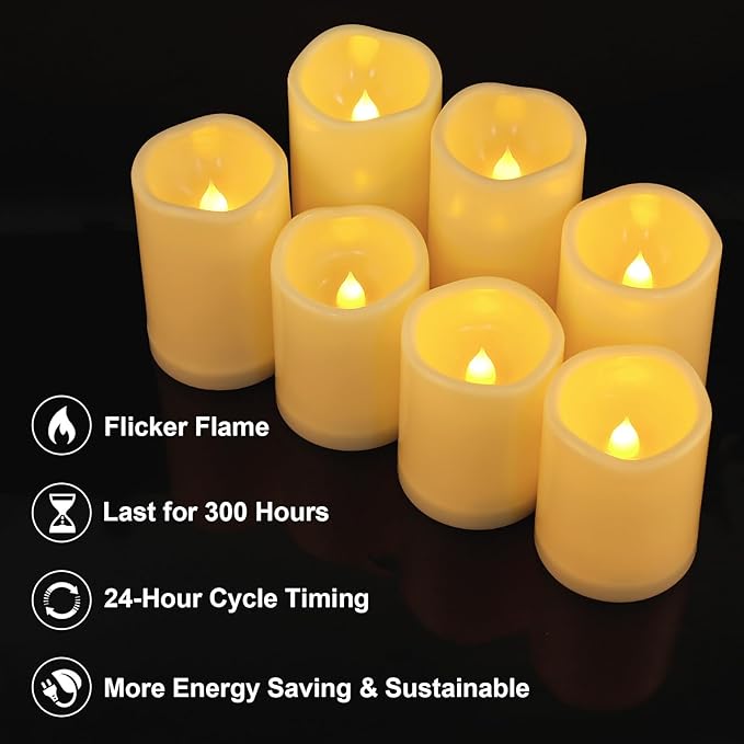 Aignis 7pcs Flameless LED Candles Battery Operated - Image 4