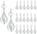 20pcs 38mm Crystal Loquat Shape Chandelier Replacement, Hanging Clear Glass by HDHYALINEDORA