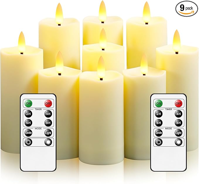 Plastic Waterproof Outdoor flameless Candles, LED Candles, by FlamelessLEDCandles