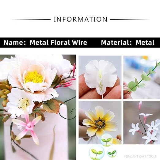 76Yards 26Gauge Black Metal Floral Wire Flexible Paddle Florist Garden Wire - Image 8