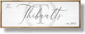 Last Name Signs for Home, Personalized Wall Decor, Monogram Gifts, Framed by YATIE