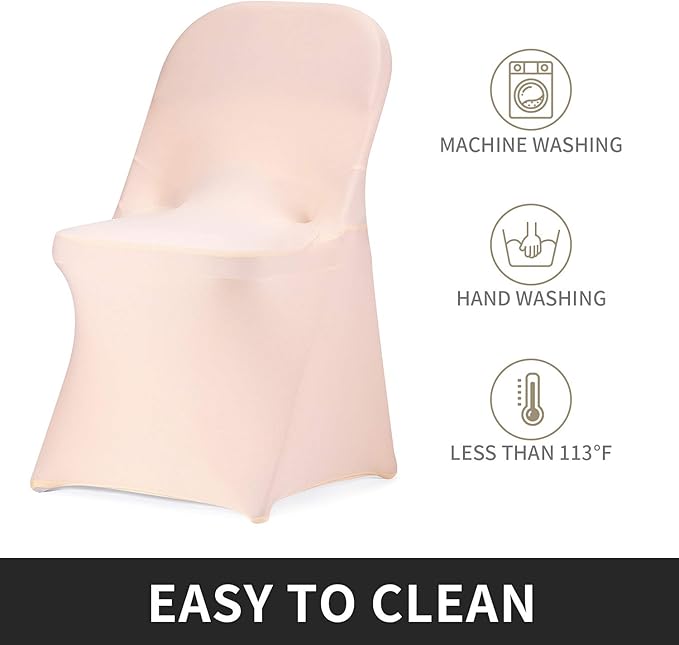 Peomeise Stretch Spandex Folding Chair Cover - Image 4