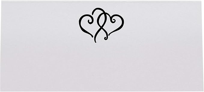 Linked Hearts Printable Place Cards, Laser & Inkjet Printers - Image 5
