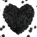 CODE FLORIST 1100 PCS Black Silk Rose Petals by CODE+FLORIST