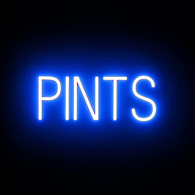 SpellBrite PINTS Sign | Beer-Related Sign by SpellBrite