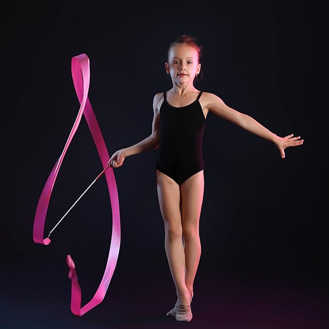 Yilloog 50 Pcs Ribbon Dancing Wands Party Favors, 78.7 Inch Artistic Gymnastics - Image 6