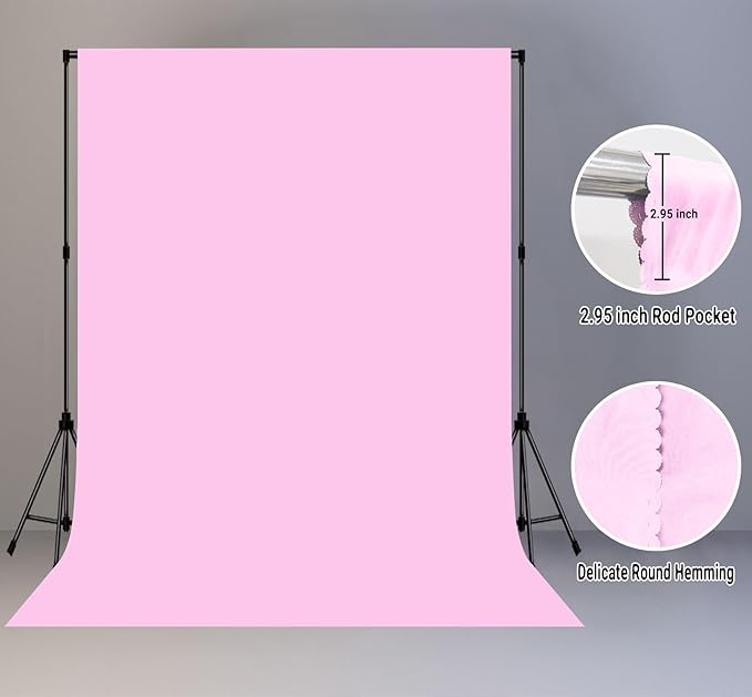 10x10FT Pink Backdrop Background - Image 2